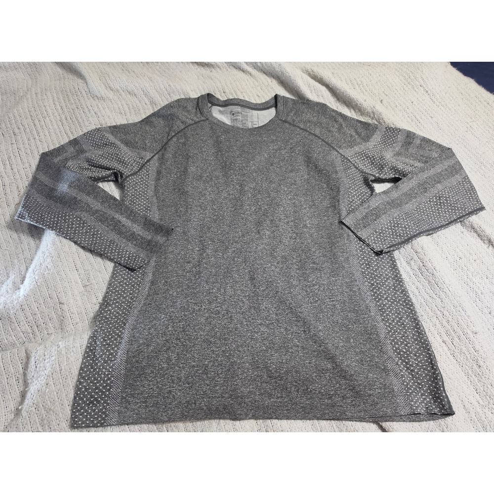 FIGS Threads for Threads Seamless Long Sleeve Underscrub Gray 3XL 1000377